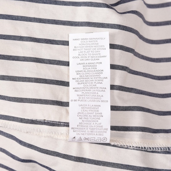 American Living Off-Shoulder Striped Blouse NEW - Picture 6 of 8